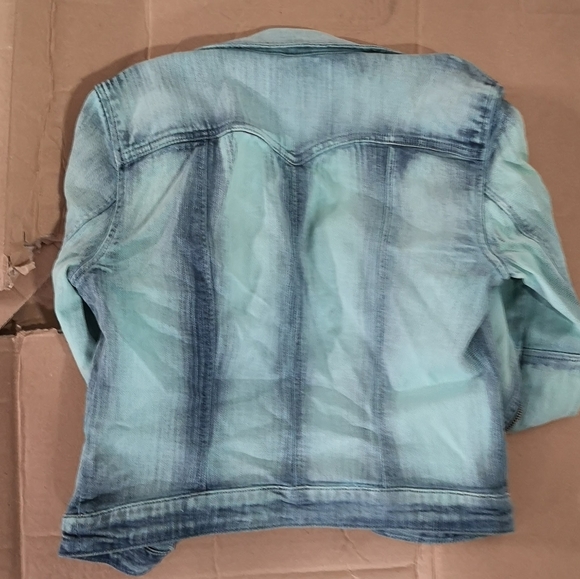 Acid Wash Moto Jacket - Picture 3 of 8